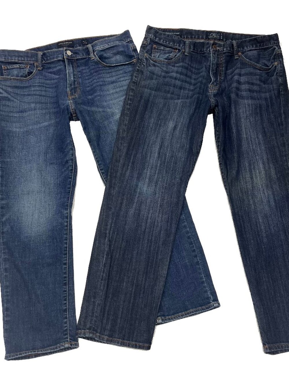 Lucky Brand 221 Straight Jeans Lot Mens 38 x 30